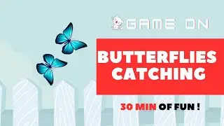 [CAT GAMES] -  Butterfly-Catching 🦋 30 minutes of crazy hunting fun for cats 😻