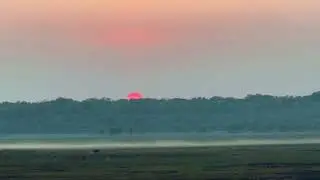 Beautiful sunrise in Top End (Darwin)