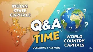 Capitals of India & the World: 5-Minute Memory Trick! #indiacapitals   #worldcapitals  #gk 