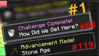 Ranking All 119 Minecraft Advancements