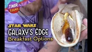 Breakfast at Star Wars Galaxy's Edge | Docking Bay 7, Ronto Roasters, Milk Stand | Walt Disney World