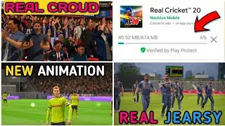 REAL CRICKET 20 &trade; MEGA UPDATE LAUNCHED FULL REVIEW ANDROID AMD IOS🔥