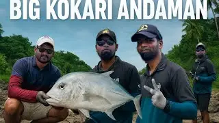 Kokari fight ll GT ll New location #andaman #fishing #fish #fishingtechniques #jigging #spinning