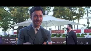 El actor Javier Rey en la alfombra roja del #24FestivalMálaga