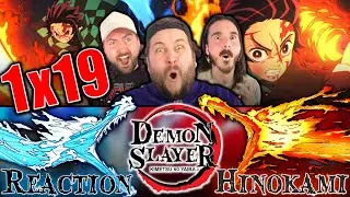 GREATEST VISUALS EVER!!! DEMON SLAYER 1x19 REACTION!!! | 