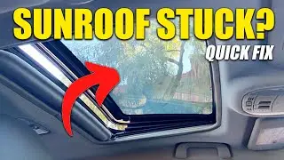 Sun Roof Stuck? Here is a Quick Fix! | The Solutionist