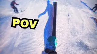 POV Snowboarding (Small Park Features)