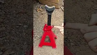 3 Ton Steel Jack Stands, 6,000 lb Capacity &ndash; Self-Locking Ratchet Safety Design