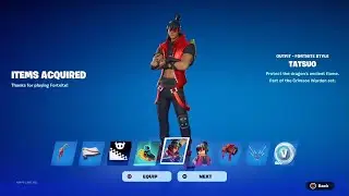 Redeeming the Fortnite - Crimson Warden Pack and Blazin' Wheels Gear Pack C5S3