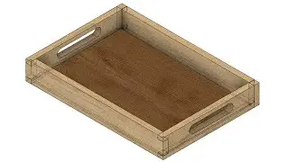 Video 7   The Tray   section view   timber appearance and drawing views