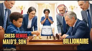 Billionaire forced Maid's Son to Play chess to Humiliate Him- Unaware the Boy was a Chess Genius