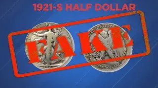 Counterfeit Detection - 1921-S Walking Liberty