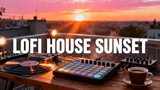 LOFI HOUSE SUNSET 🌅 Warm Analog Vibes & Dusty Chords  Crunchy MPC Swing Chill Mix