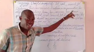 les adjectifs qualificatifs masculins forme particulière.