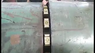 how to operate Internal line up clamp to align two pipe joints before welding/ pipe centralizer