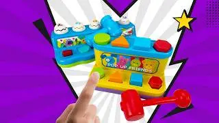 Learn Colors and shapes with Pop Up Toys for Kids!