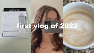 new planner/calendar, nespresso haul, at-home latte recipe, reflecting on 2021 goals *VLOG*