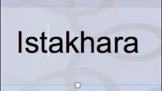 Istakhara