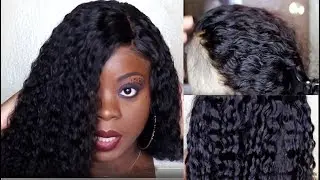 MOST NATURAL LOOKING CURLY WIG UNDER $100! Elva Hair Wigs FULL Review