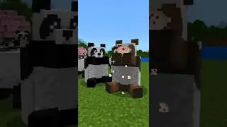 COSAS que NO SABIAS del PANDA Minecraft #shorts
