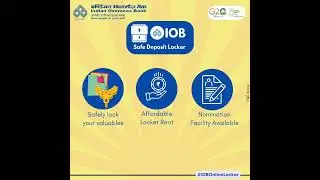 IOB ONLINE LOCKER ALLOTMENT #iob #IOBOnlineLocker #indianoverseasbank