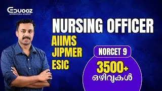 Nursing Officer Exam | AIIMS NORCET 9, JIPMER, ESIC | 3500 Vacancies | Online Preparation