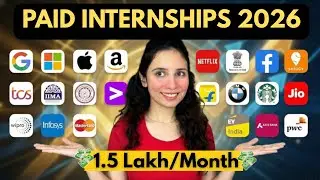 ₹1.5 Lakh/Month! 🤑 Top 2026 Internships Deadlines You Can't Miss (Google, Bain, Swiggy