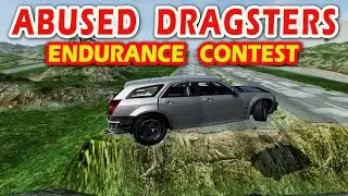 Dragsters Over Jumps Endurance Contest | BeamNG.drive Crashes