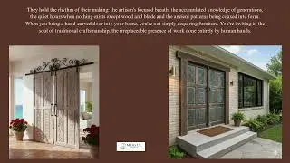 The Artisan's Meditation: Hand-Carved Doors That Transform Home into Sanctuary