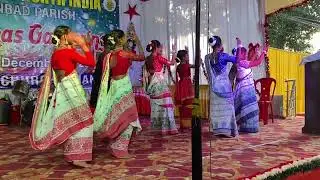 Christmas santhali dance 