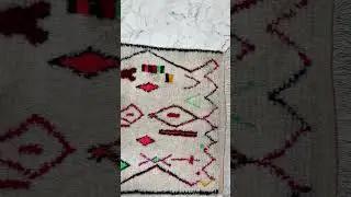 kechart - 3x5ft Moroccan Beni Ourain rug, Amazigh Moroccan rug, Beni Ourain rug, 107 cm x 160 cm