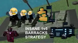 UNBEATABLE 3v3 BARRACKS STRATEGY | tower battles 1v5