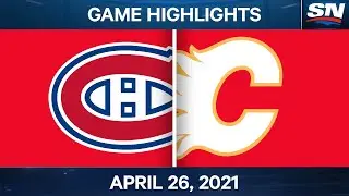 NHL Game Highlights | Canadiens vs. Flames &ndash; Apr. 26, 2021
