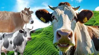 Moo Moo Dairy Farming Cow loudly Sound effect 🐄 Dairy Farming Calf in Northeast India - Tripura
