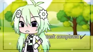 talk to pretty person // meme // trend // gacha life