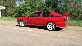 Audi quattro start with antilag