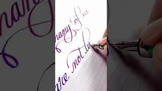 Beautiful Cursive Writing tiktok pretenditsbeautiful