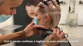 #tagliocapelli #tagliomoda Orizzontale a zero gradi sul pettine