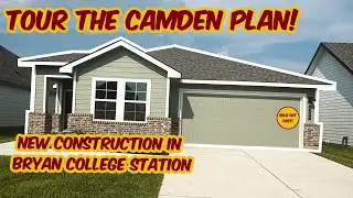 Camden Plan by DR Horton Pleasant Hill Bryan TX:New Construction Home Tour #bryantx #collegestation