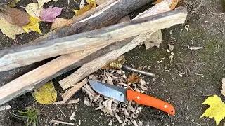 BATONING WITH 66.5 HRC 9THOU CRUWEAR! Northern Knifeworks BADGER
