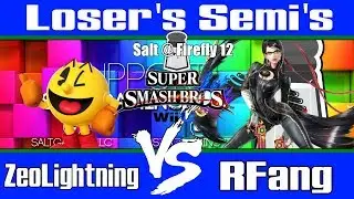 S@FF 12 - Fuse4 | ZeoLightning (PAC-MAN) Vs. RFang (Bayonetta) -  Losers Semi's