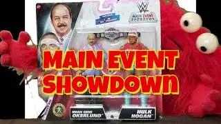 Toy Review 2024 Mattel WWE Main Event Showdown Mean Gene Okerlund & Hulk Hogan action figures #wwe