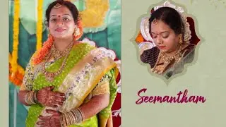 Sreemantham a beautiful celebration of motherhood, love, and blessings 🌸🤍 