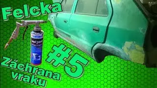 JAK SE STŘÍKÁ SPODEK AUTA ? FELICIA (5/13)