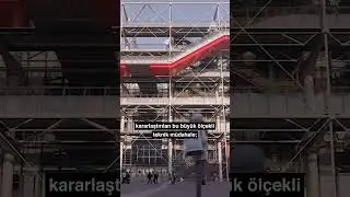 Centre Pompidou 5 yıllığına kapanıyor! #shorts #arkitekt #reels #paris #architecture #mimarlık