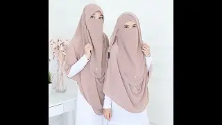 Instant Hijab Design With Nose piece DIY #hijab #hijabdesign #instanthijab #niqab #zeditutorials