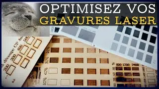 Gravure laser : Tester les Meilleures param&egrave;tres (grille d&rsquo;essais dans Luban)