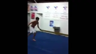 Chase front flip half twist