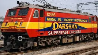 12493 MIRAGE junction-Hazrat Nizamuddin -DARSHAN -superfast express.