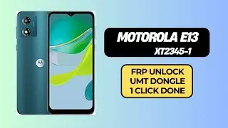 Motorola Moto E13 (XT2345-1) Frp Bypass | Moto Google Account Remove UMT Dongle | A2GSM